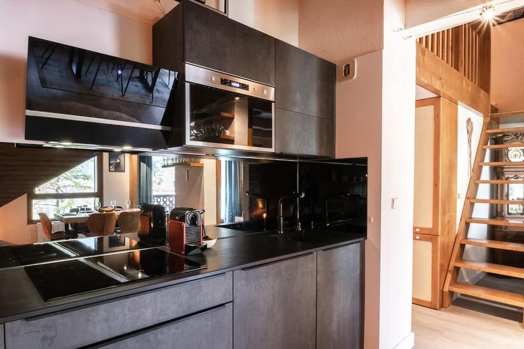 Bel Appartement Entier En Style Chalet A Chamonix Exteriér fotografie